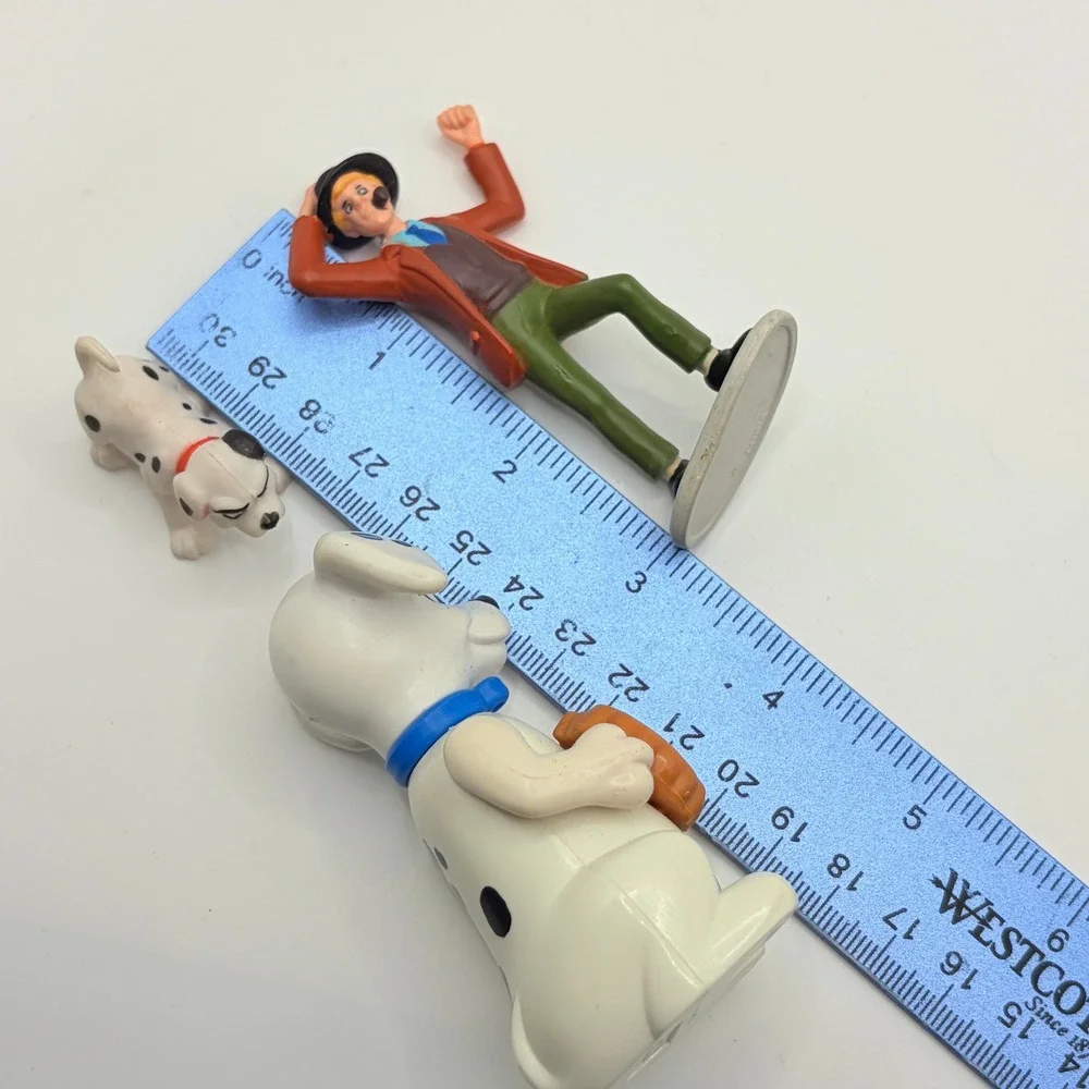 Disney 101 Dalmatians Roger‎ Radcliffe Vintage Figure Lot PVC Kids Toy Cake Top